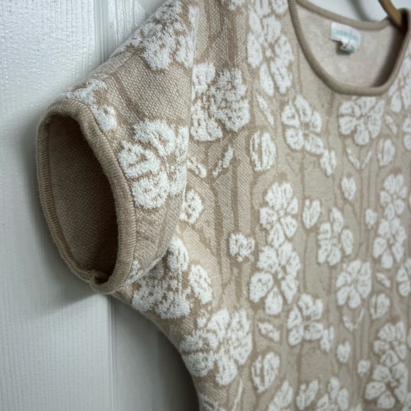 Cynthia Rowley Beige Floral Women's Top - Picture 3 of 4